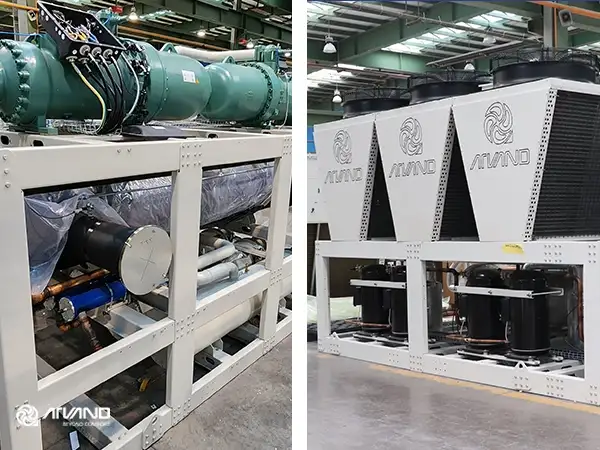 تفاوت چیلر اسکرال و اسکرو