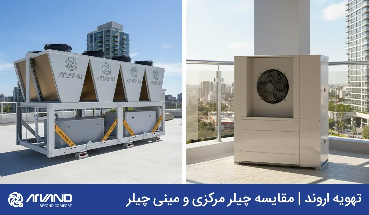 مقایسه چیلر مرکزی و مینی چیلر